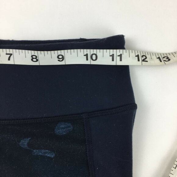 Lululemon Wunder Under Crop *Full-On Luon Blue Camo Camouflage Low Rise Size 2 - Picture 9 of 11